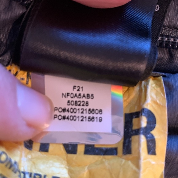 The North Face Girls Reversible Mossbud Swirl Jacket M (10/12) Heather Grey Coat - Picture 12 of 16